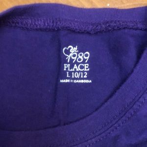 Children's Place Shirts & Tops - Children’s Place Purple Halloween Skeleton Shirt Children's Place Shirts & Tops - Children’s Place Purple Halloween Skeleton Shirt